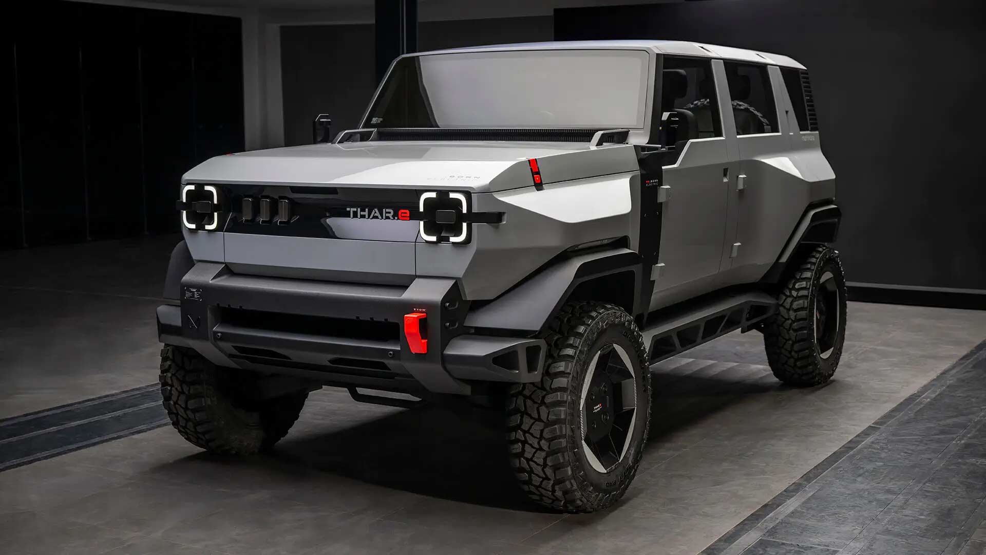 Mahindra Vision Thar E Born Electric Suv Concept Showcased Autobics