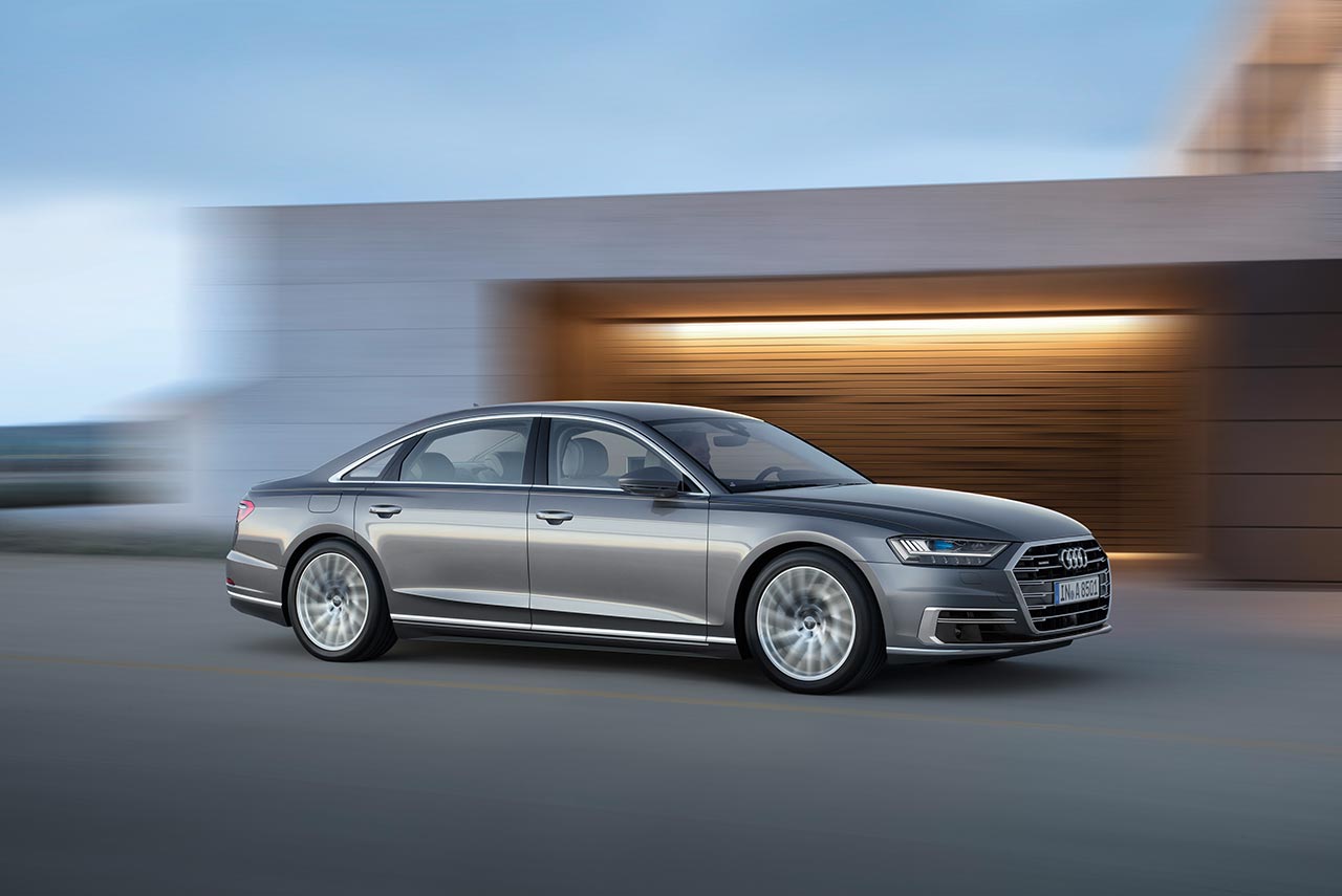 2018 Audi A8 L front quarter motion - AUTOBICS