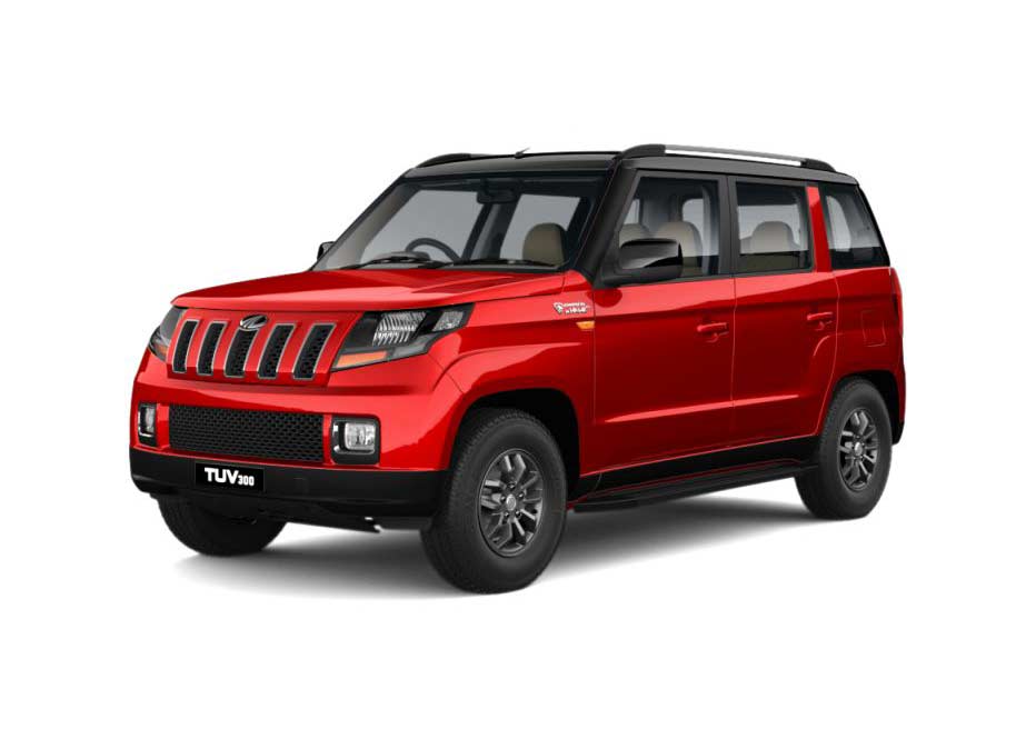 2017 mahindra tuv red black dual tone | AUTOBICS