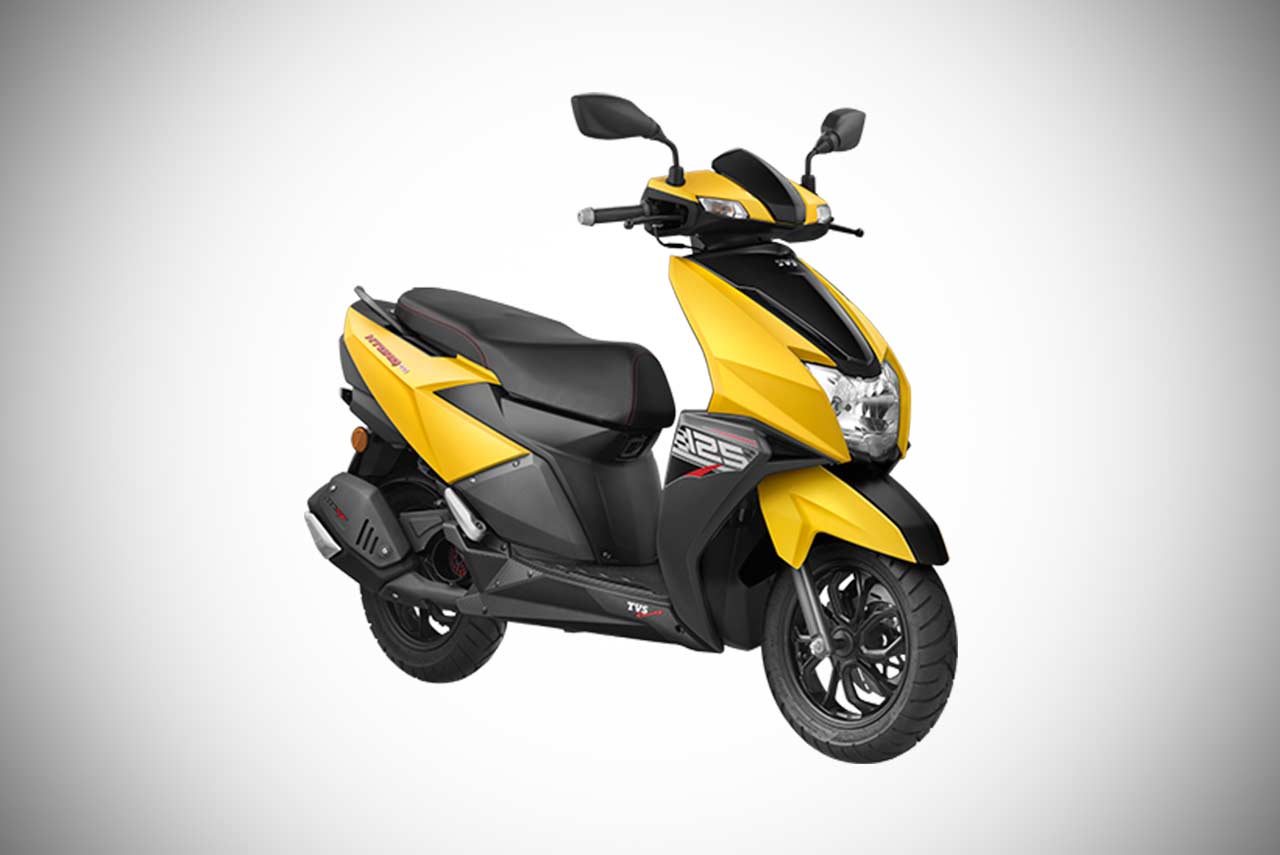 TVS NTORQ 125 Matte Yellow 2018