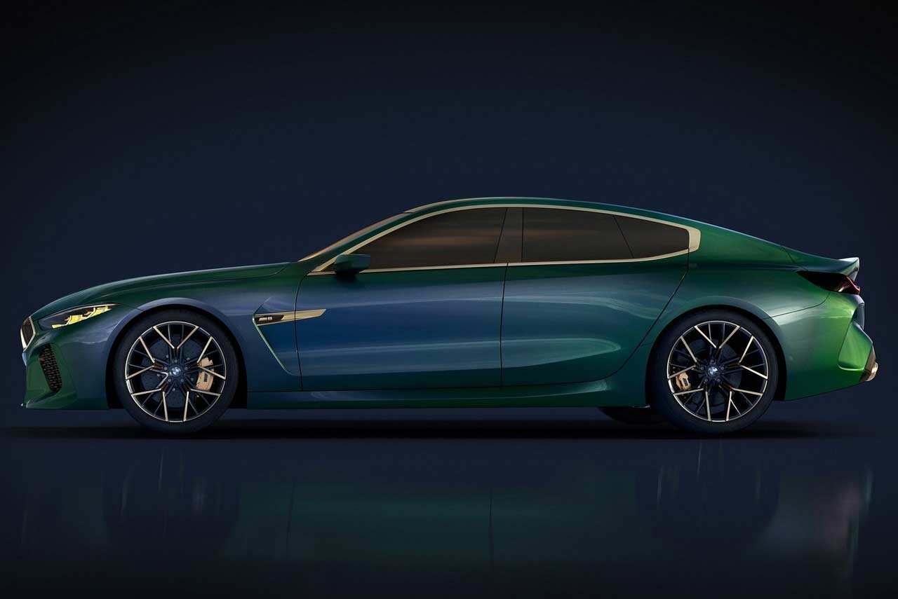 BMW M8 Gran Coupe Concept Side 2018