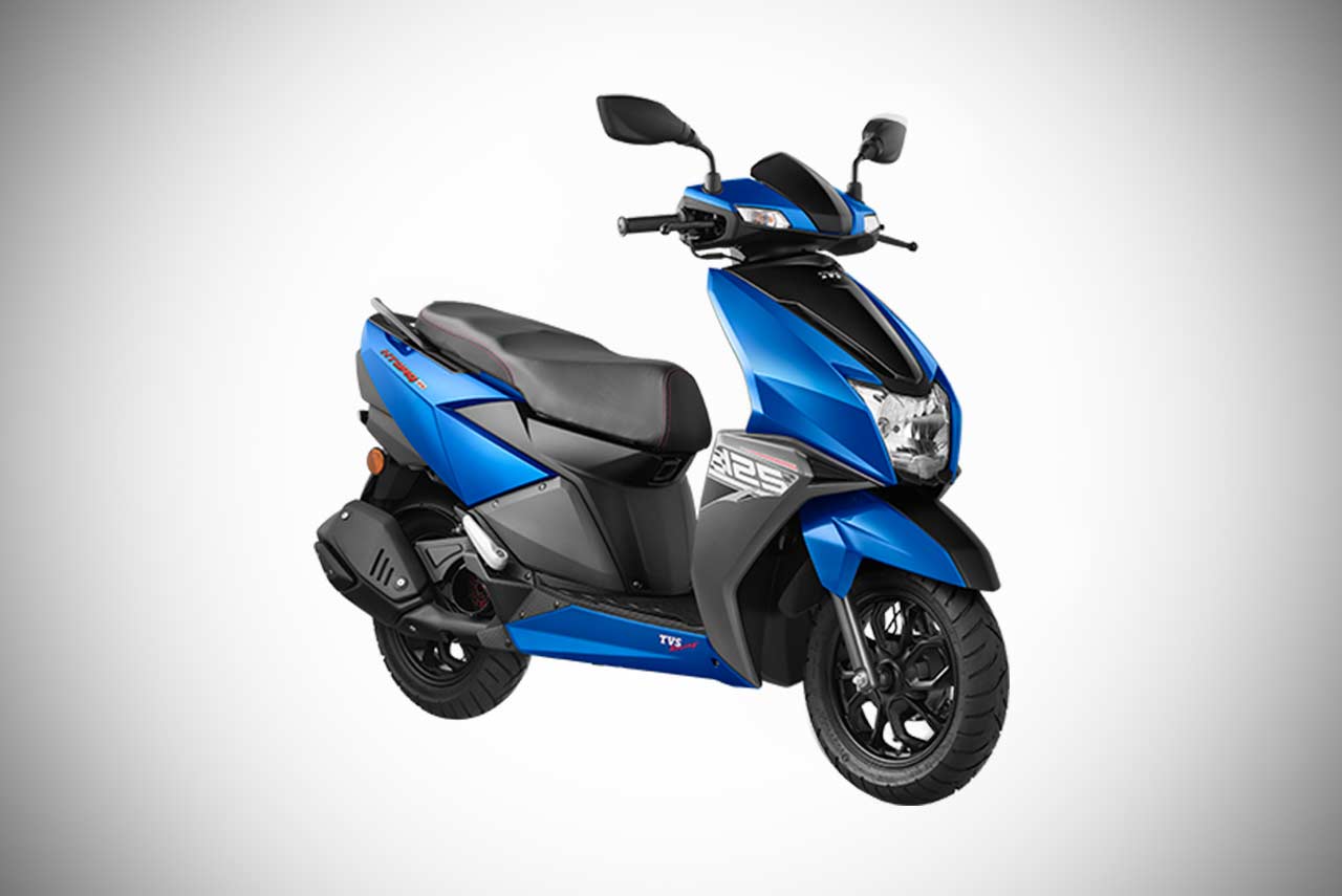 TVS Ntorq 125 Metallic Blue 2018