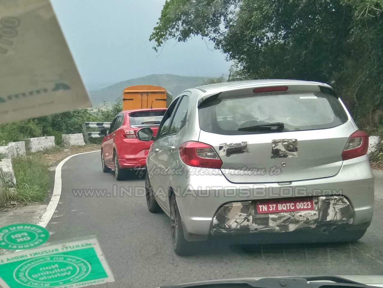 Tata Tiago JTP spyshot IAB Nilgiri Mountains