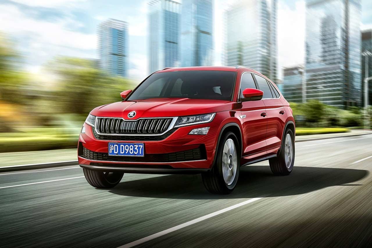 2018 Skoda Kodiaq GT Coupe Red Front