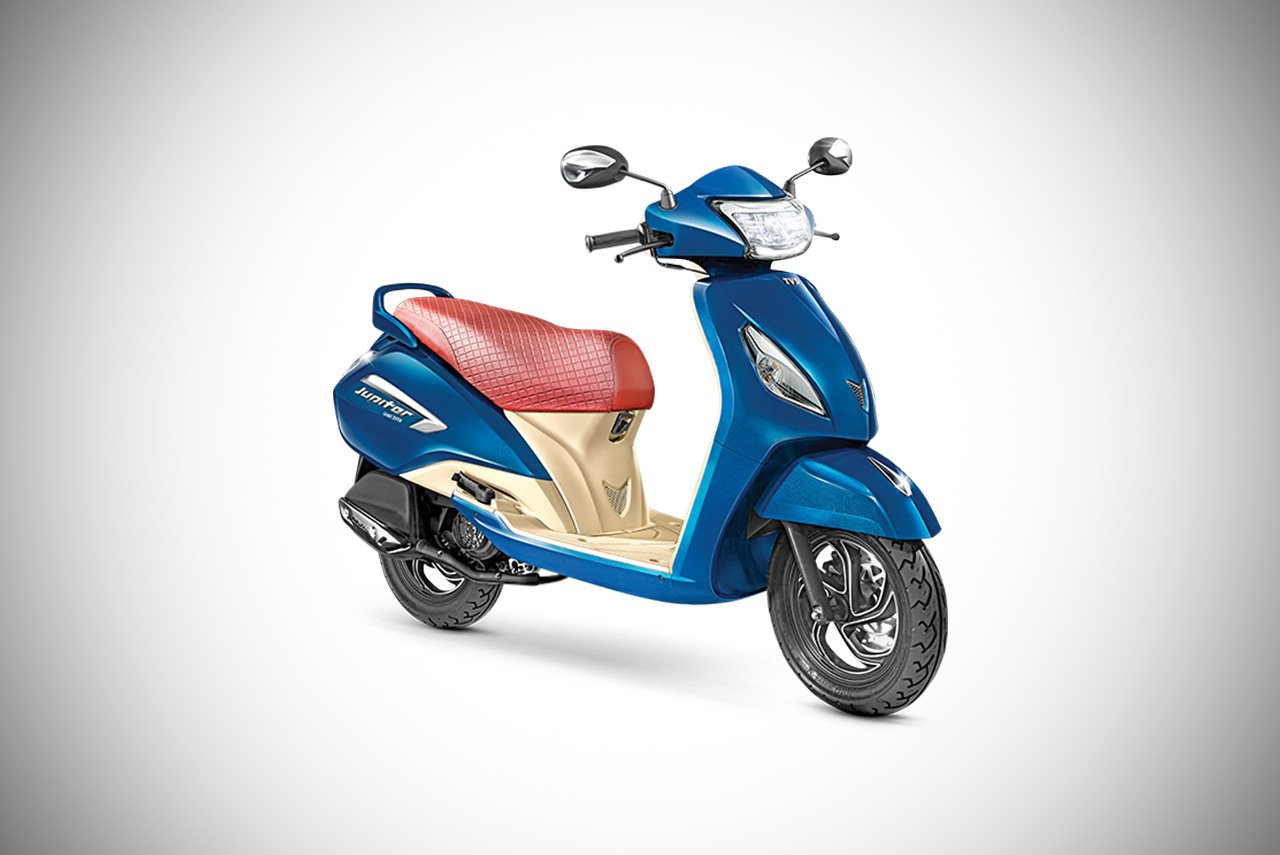 2018 TVS Jupiter Grande Starlight Blue AUTOBICS