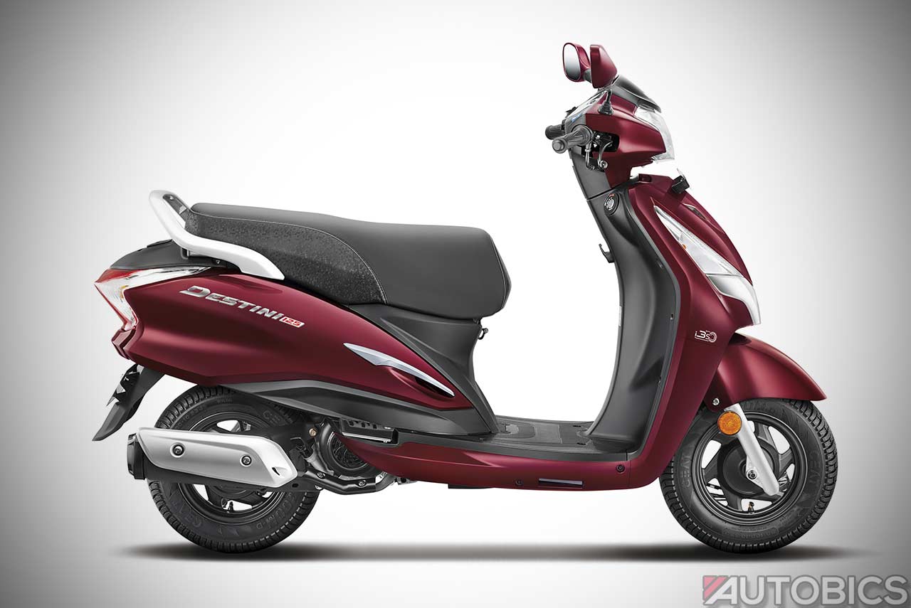 Hero Destini 125 Noble Red Side 2018 - AUTOBICS