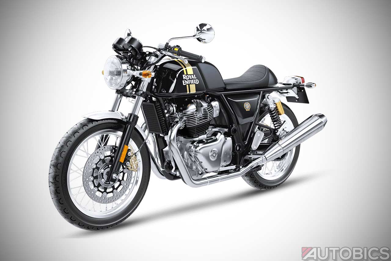 Royal Enfield Continental GT 650 Black Magic Front Left 2018 - AUTOBICS