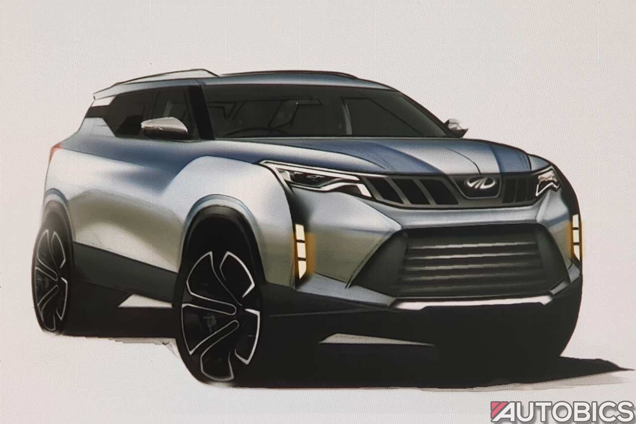 New Mahindra XUV300 Design Sketch - AUTOBICS