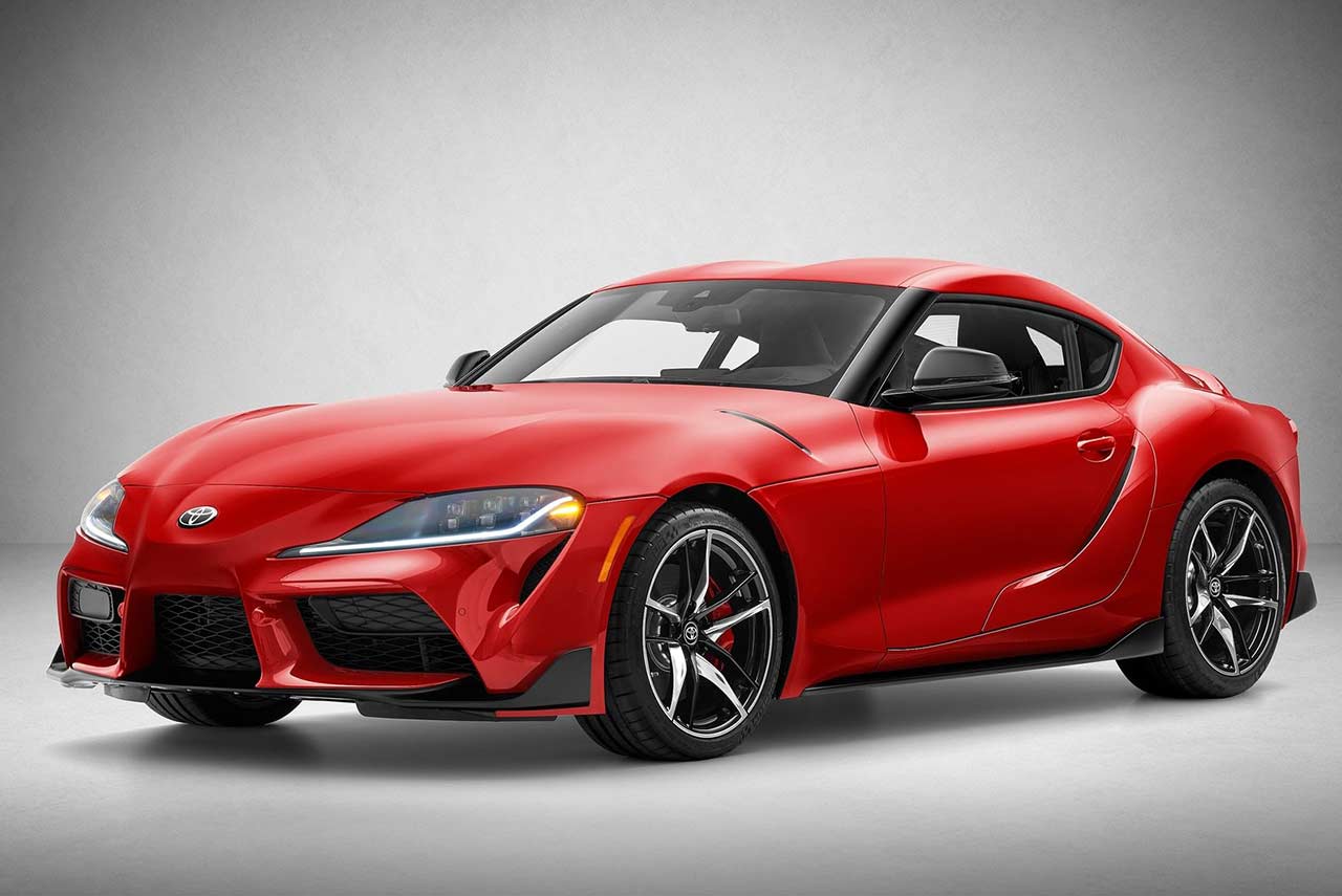 2020 Toyota Supra Renaissance Red Front Quarter | AUTOBICS