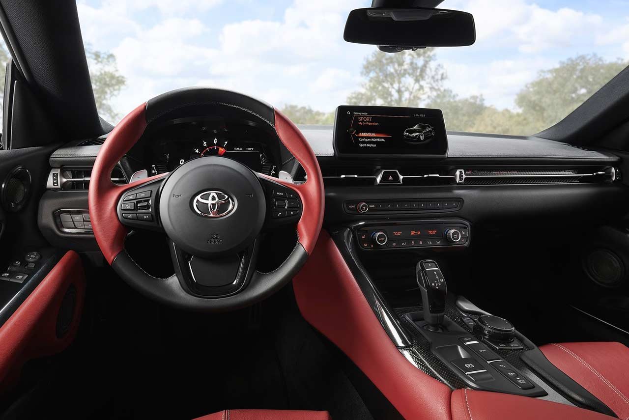 Share 156+ images toyota supra red interior In.thptnganamst.edu.vn