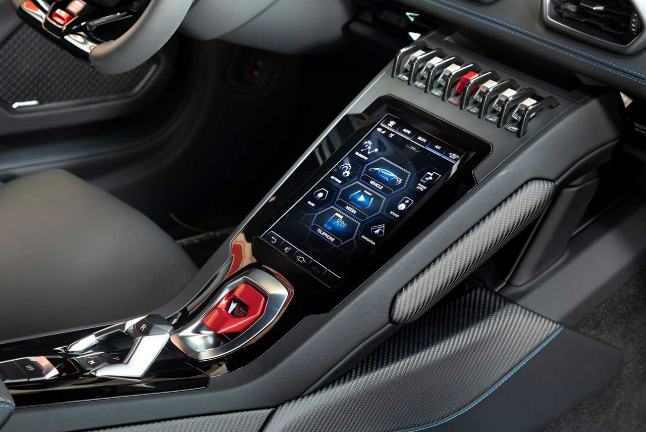 2019 Lamborghini Huracan EVO Center Console - AUTOBICS