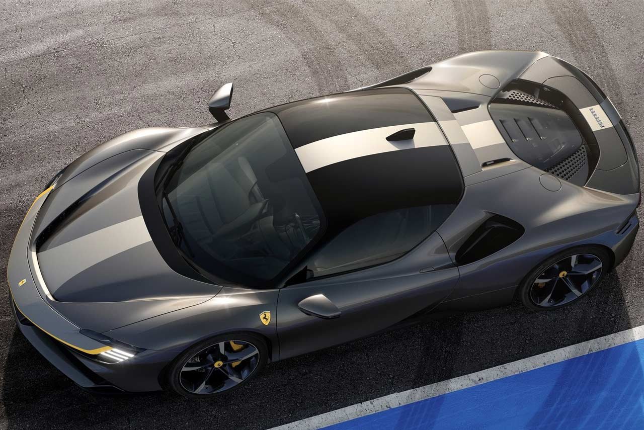 Ferrari SF90 Stradale Grey Top 2019