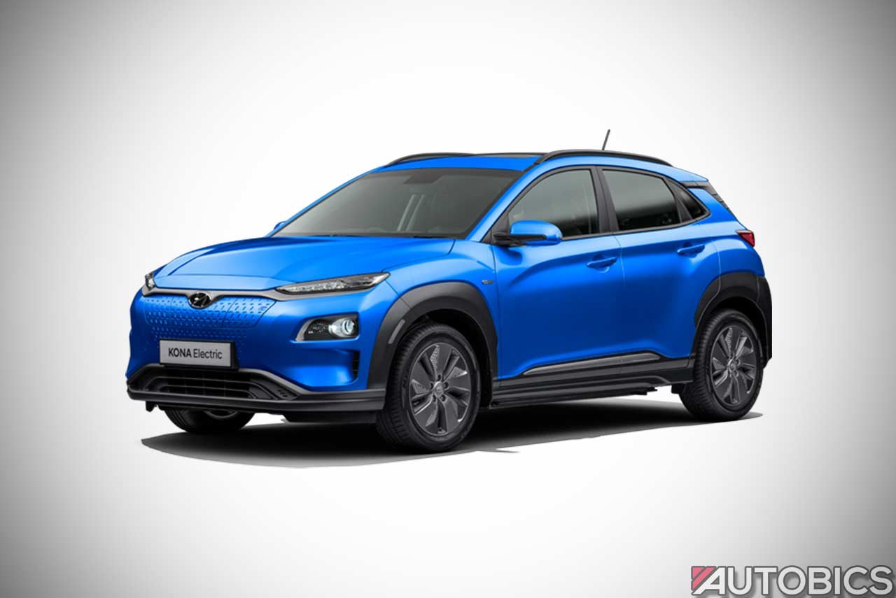 Kia Kona Electric Marina Blue 2019 AUTOBICS