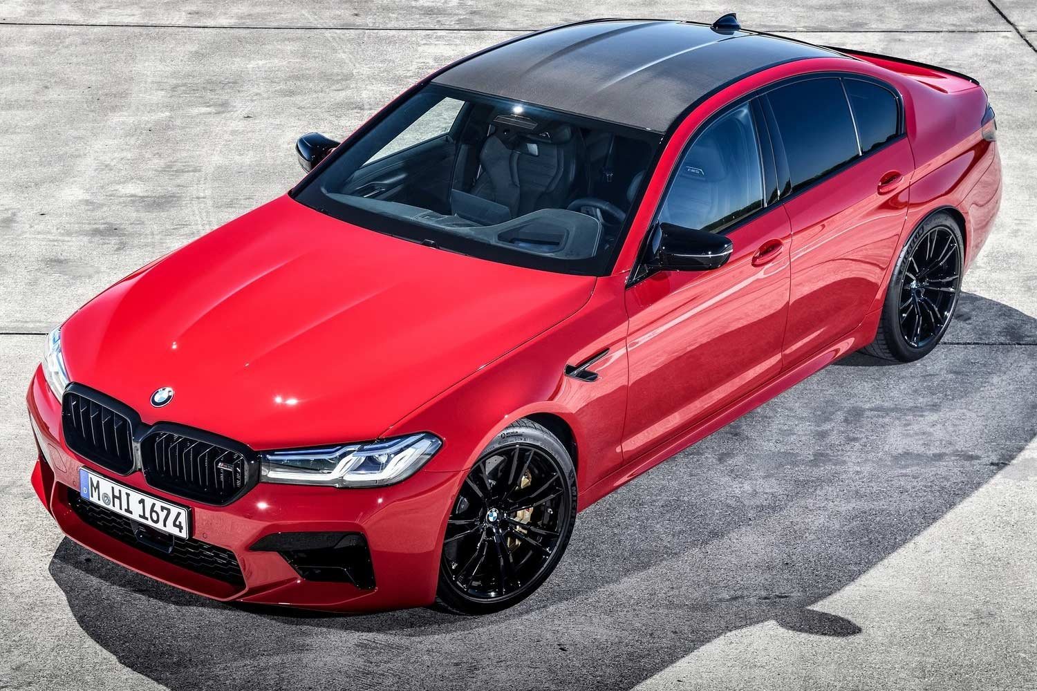 2021 BMW M5 Competition Front Top -