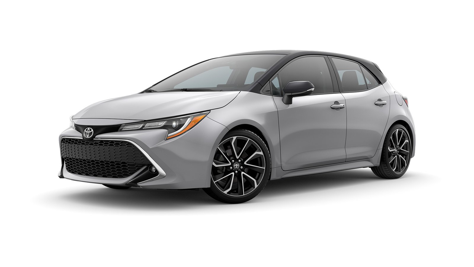2022 Toyota Corolla Hatchback Classic Silver Metallic with Black Roof