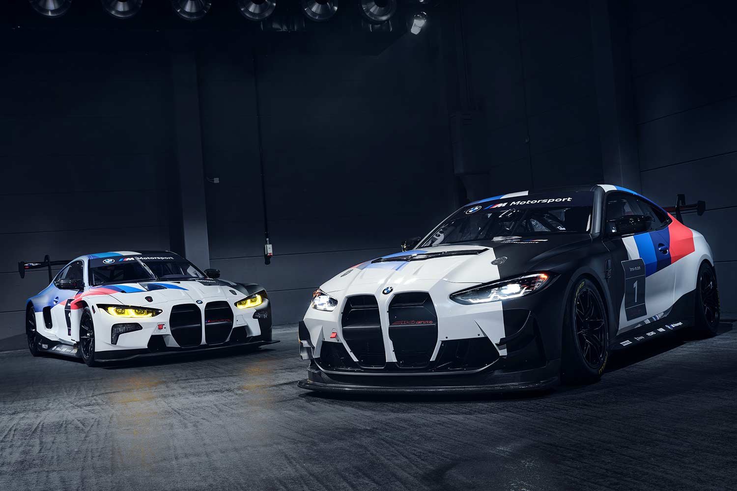 2023 BMW M4 GT4 and BMW M4 GT3