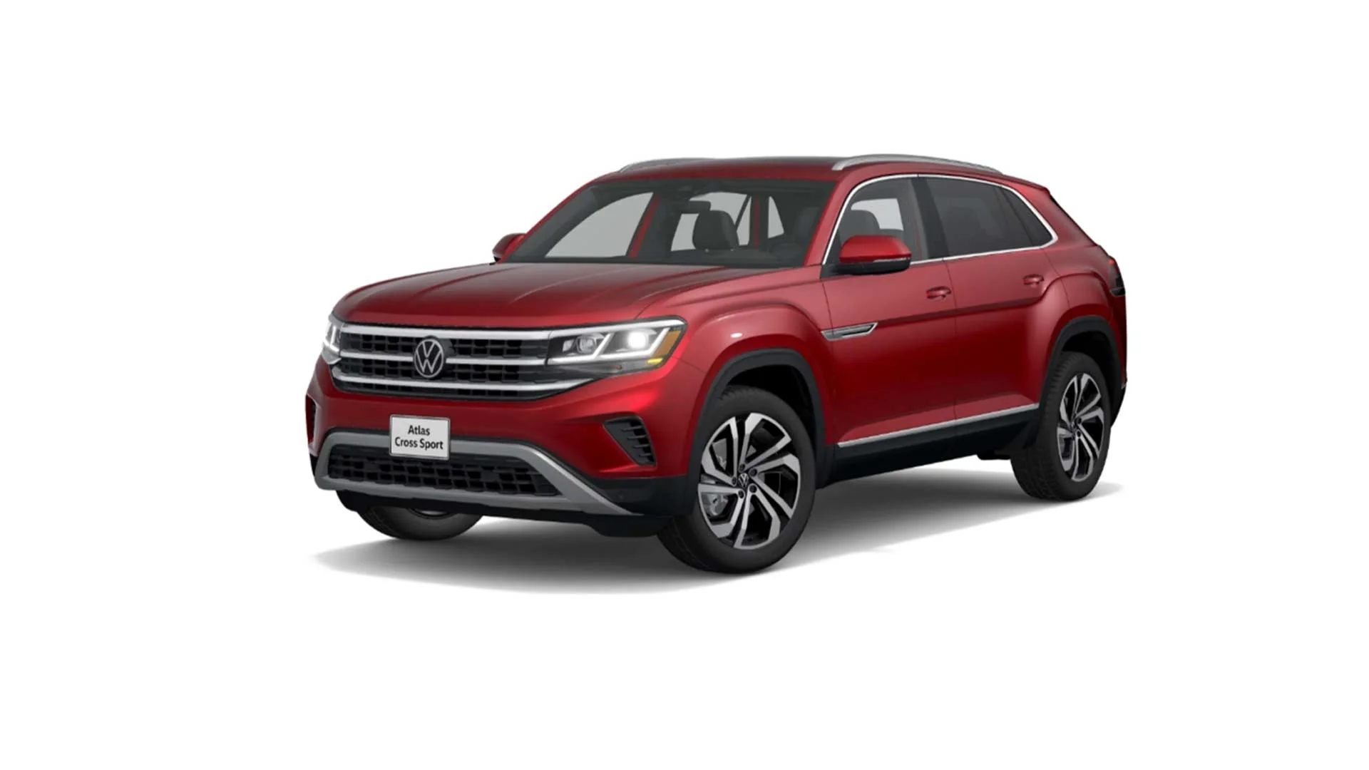 2022 Volkswagen Atlas Cross Sport Aurora Red Metallic