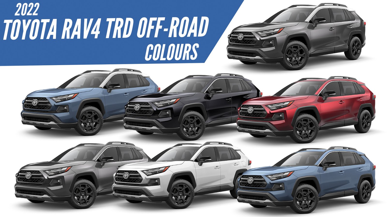 2022 Toyota RAV4 TRD Offroad All Color Options 