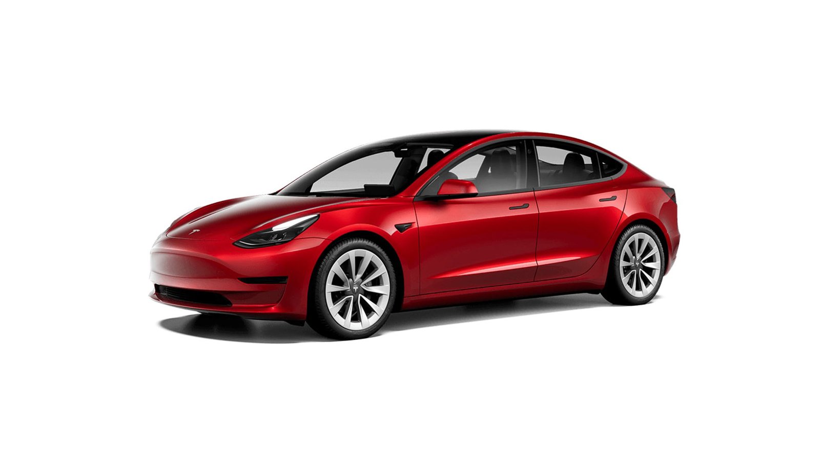 2022 Tesla Model 3 Red Multi Coat