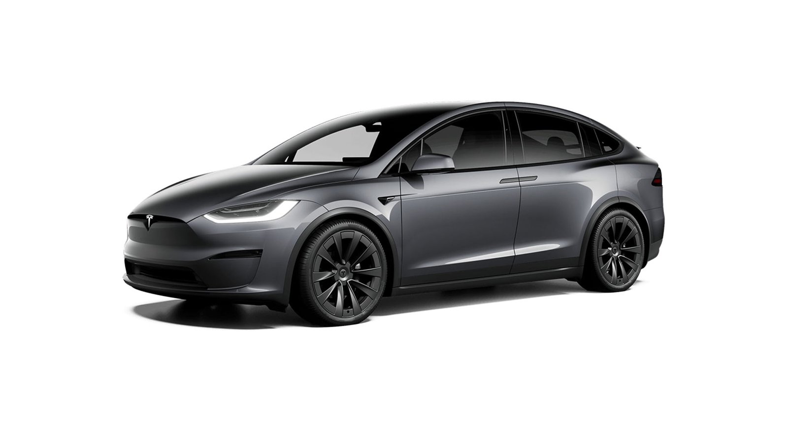 2022 Tesla Model X Midnight Silver Metallic