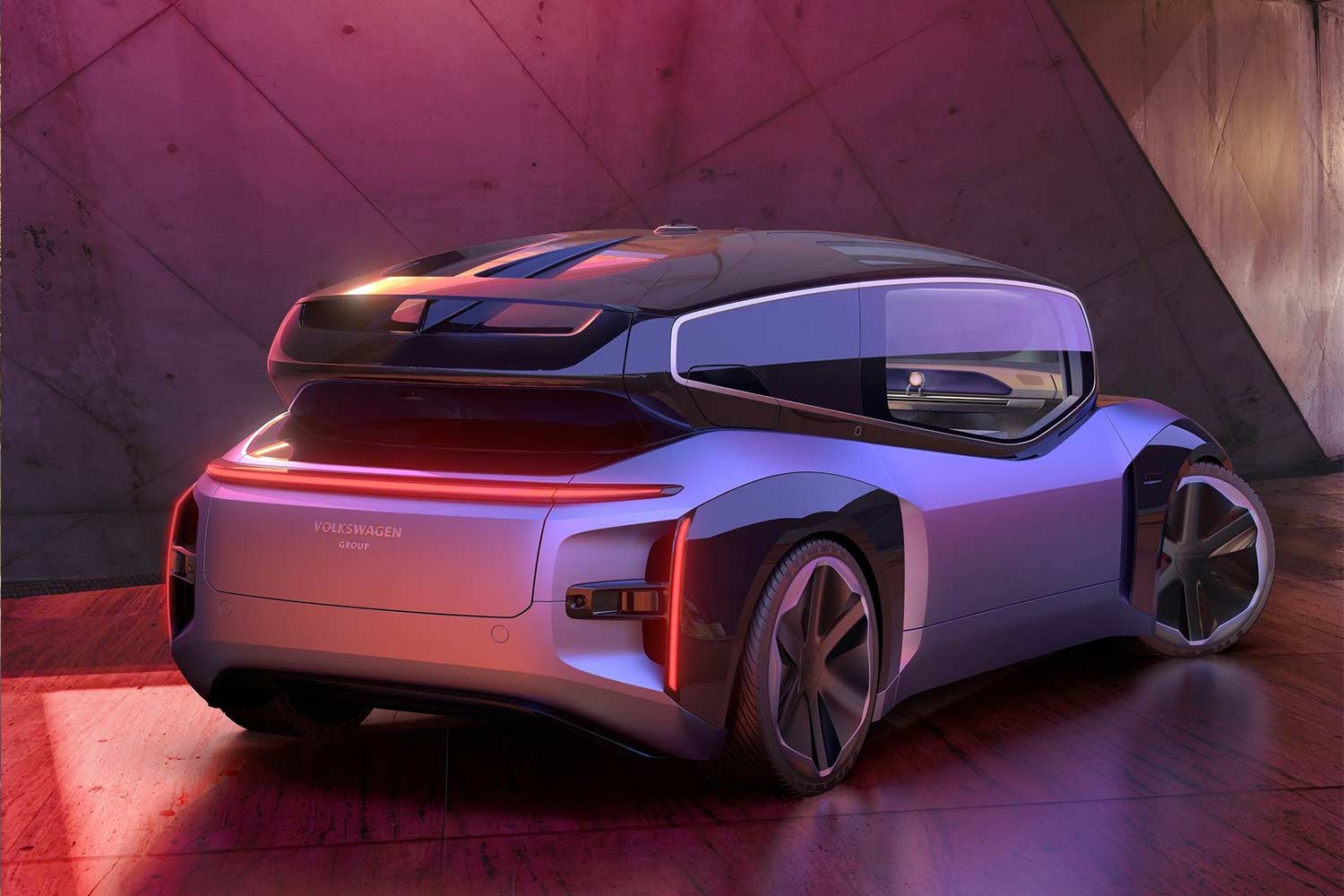 2022 Volkswagen Gen.Travel Concept Rear Quarter View