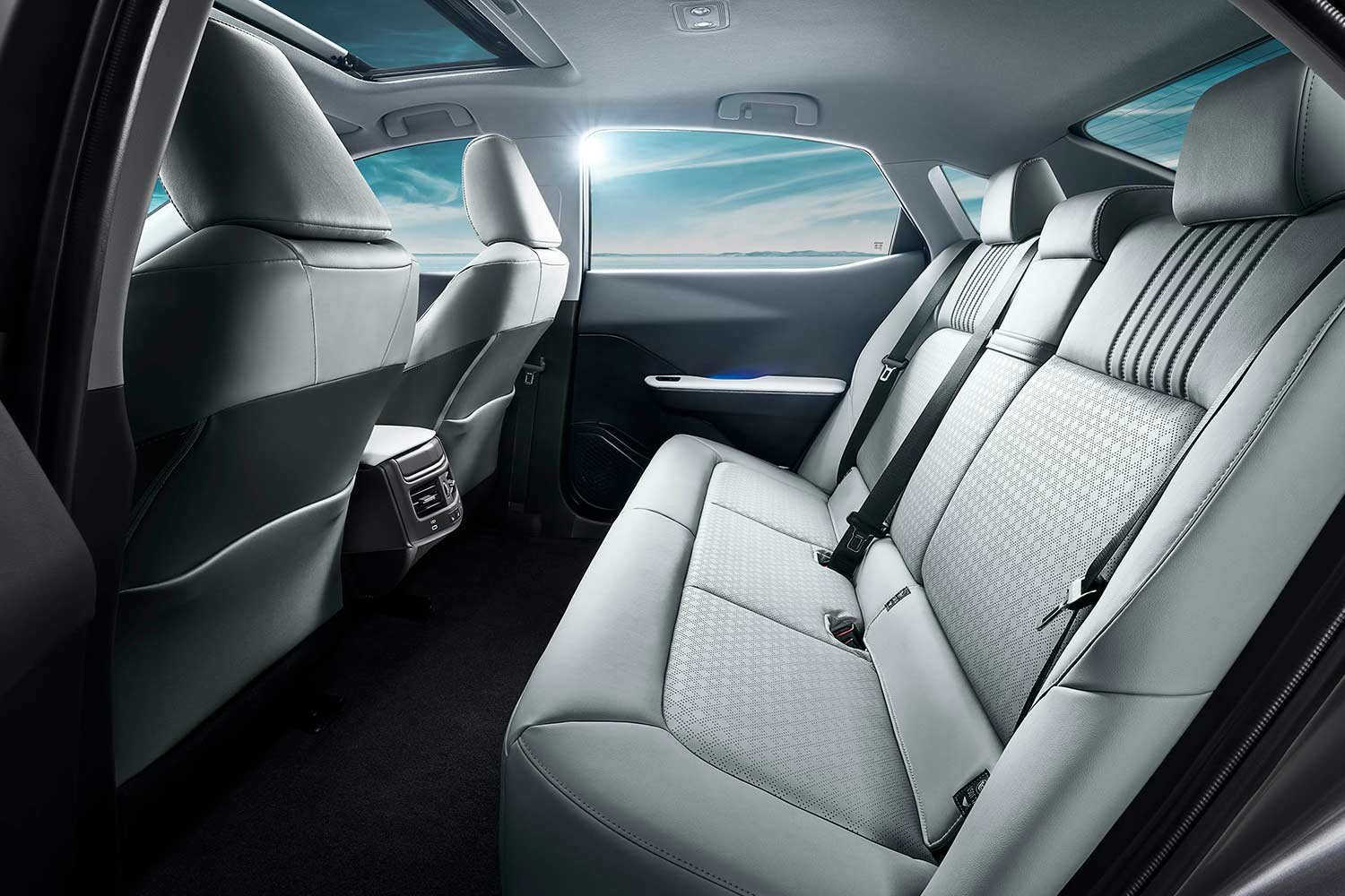 2022 Toyota bZ3 Electric Sedan Rear Seats