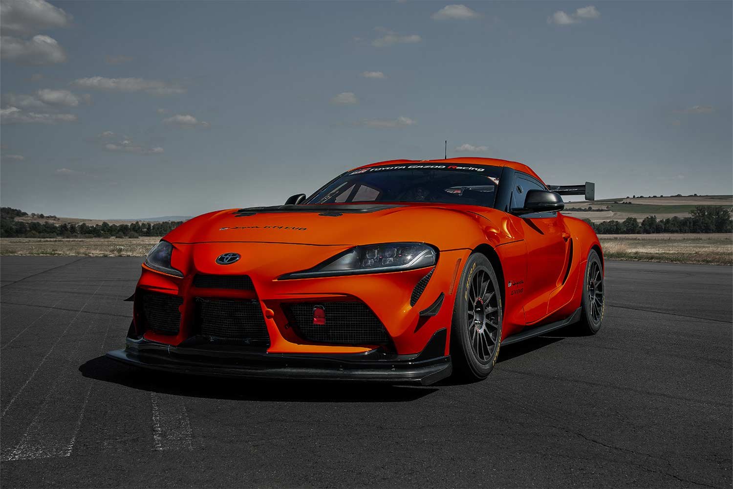 2023 Toyota GR Supra GT4 EVO Front Quarter View