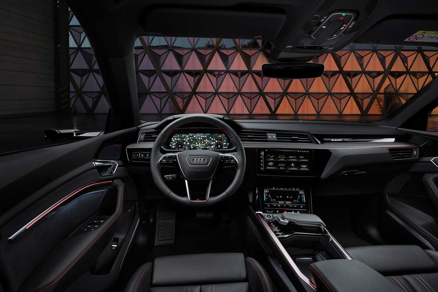 2022 Audi Q8 e tron quattro Interior AUTOBICS