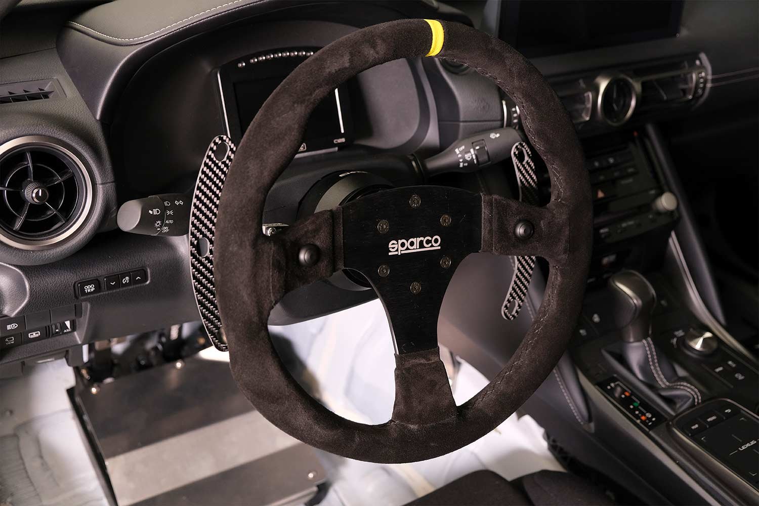 2022 Lexus DSPORT IS 600 Project Build Sparco Steering Wheel