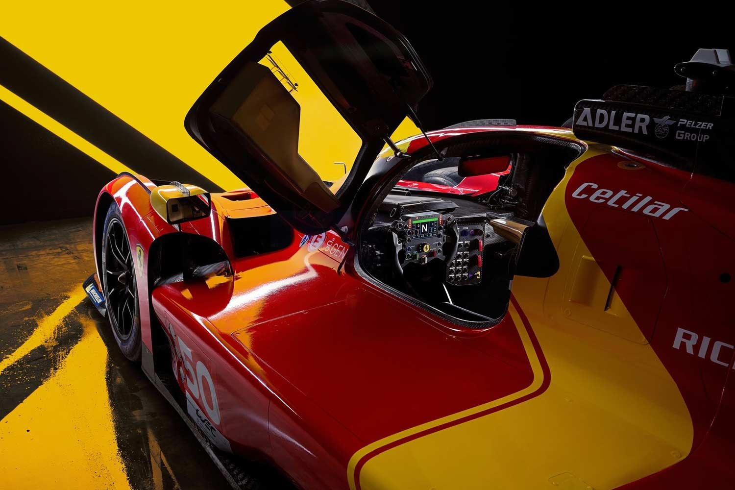 2023 Ferrari 499P Racecar Interior 