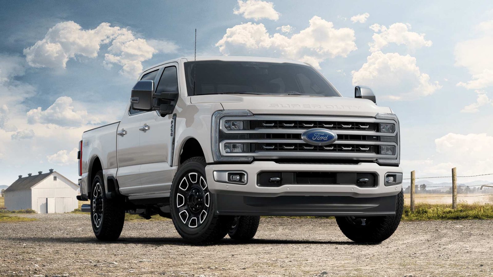 2023 Ford Super Duty F 250 Platinum Star White Metallic AUTOBICS