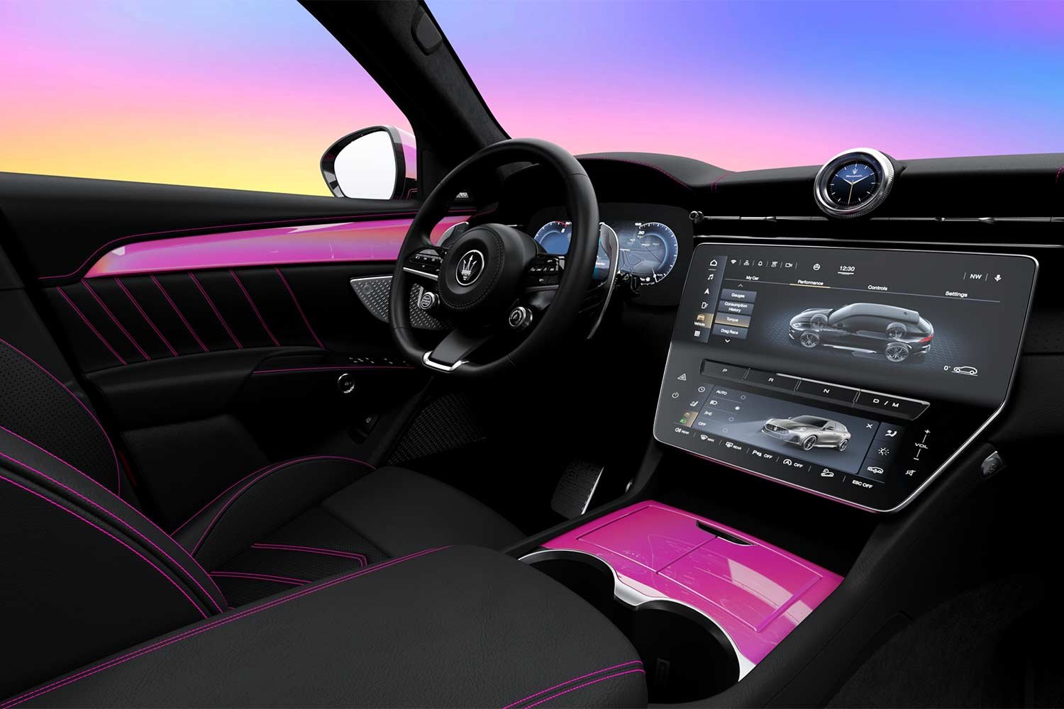 2023 Maserati Grecale Barbie Edition Interior