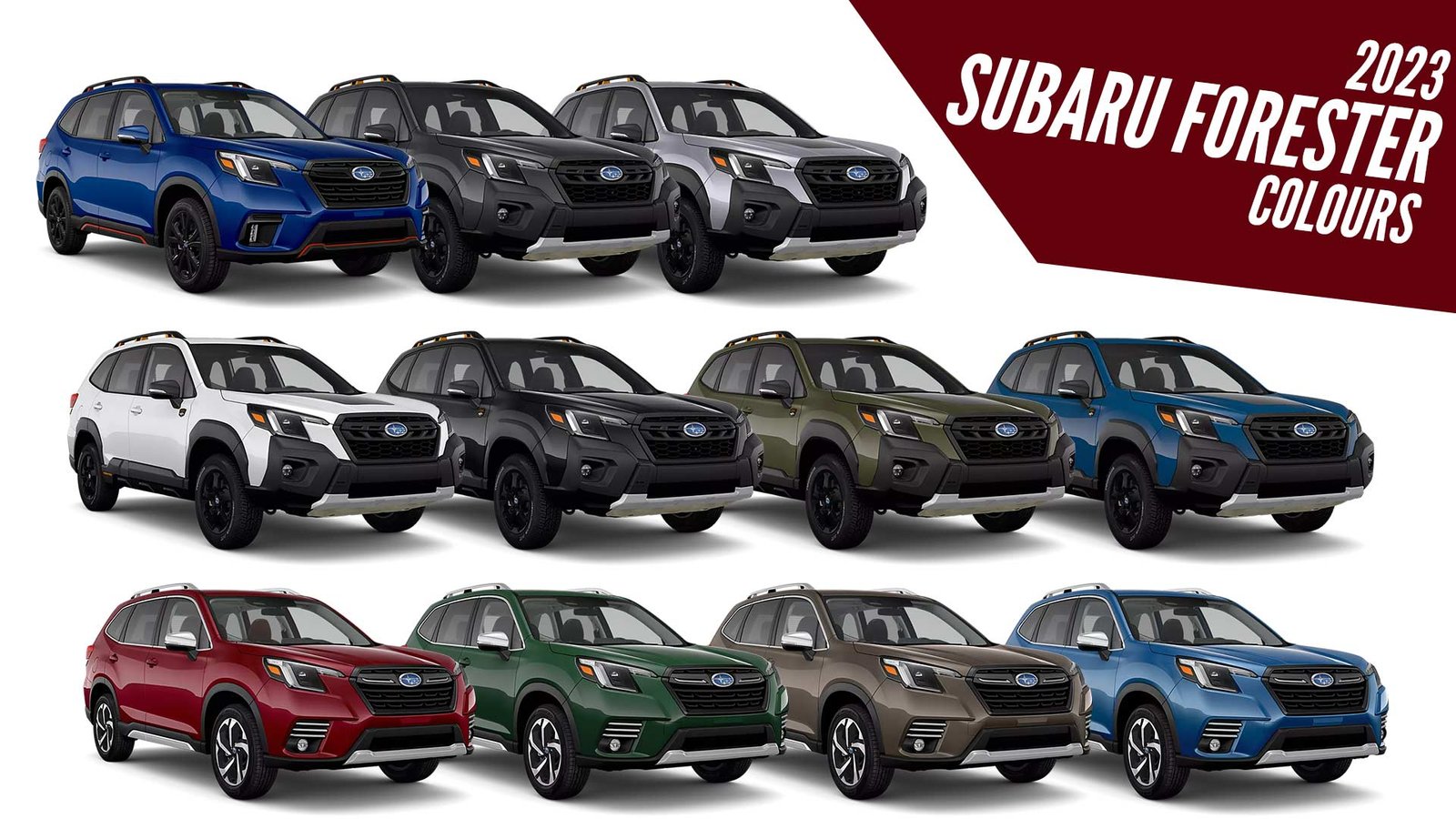2023 Subaru Forester All Color Options Images AUTOBICS
