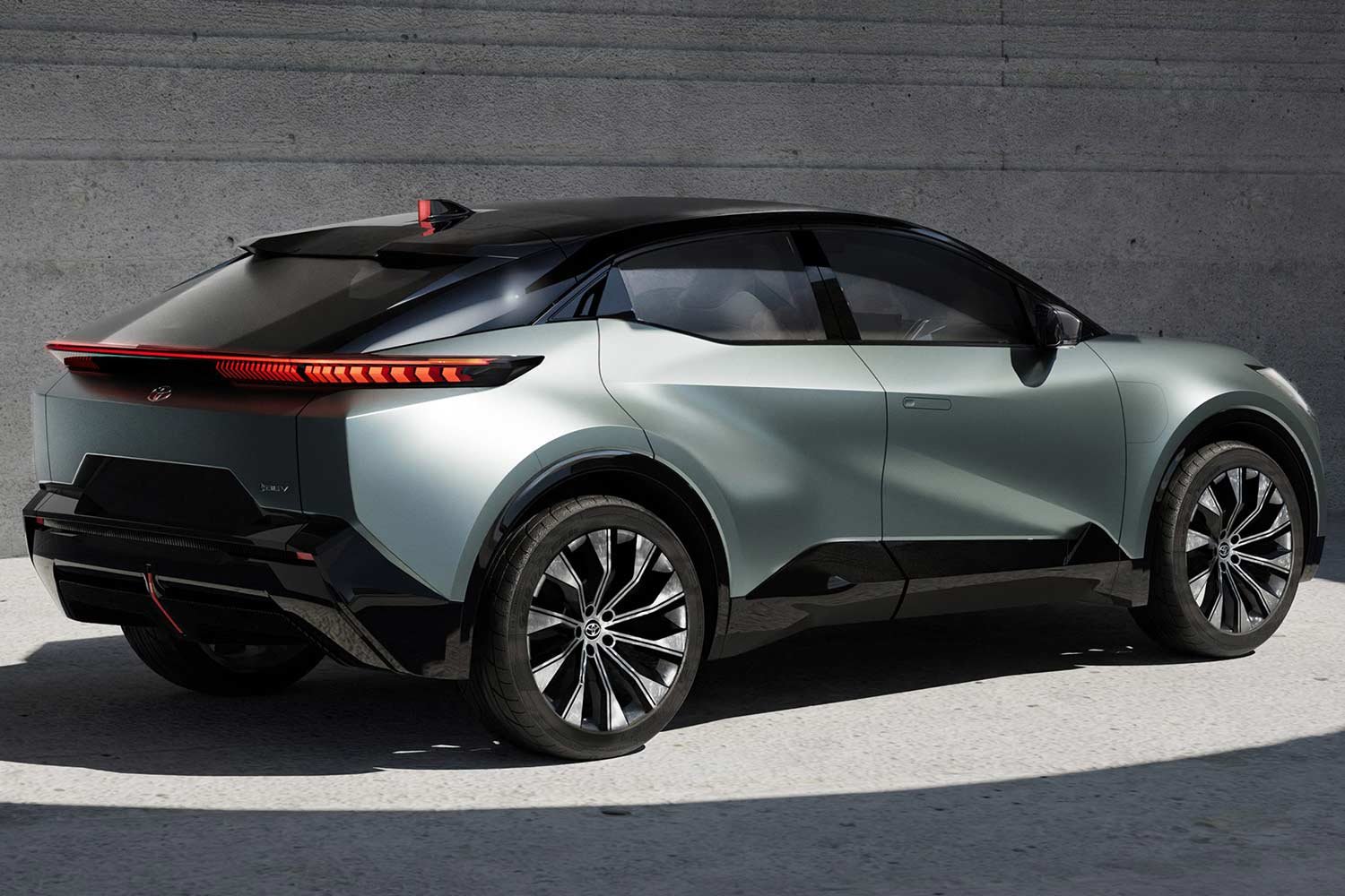 2022 Toyota bZ Compact SUV Concept Rear Quarter