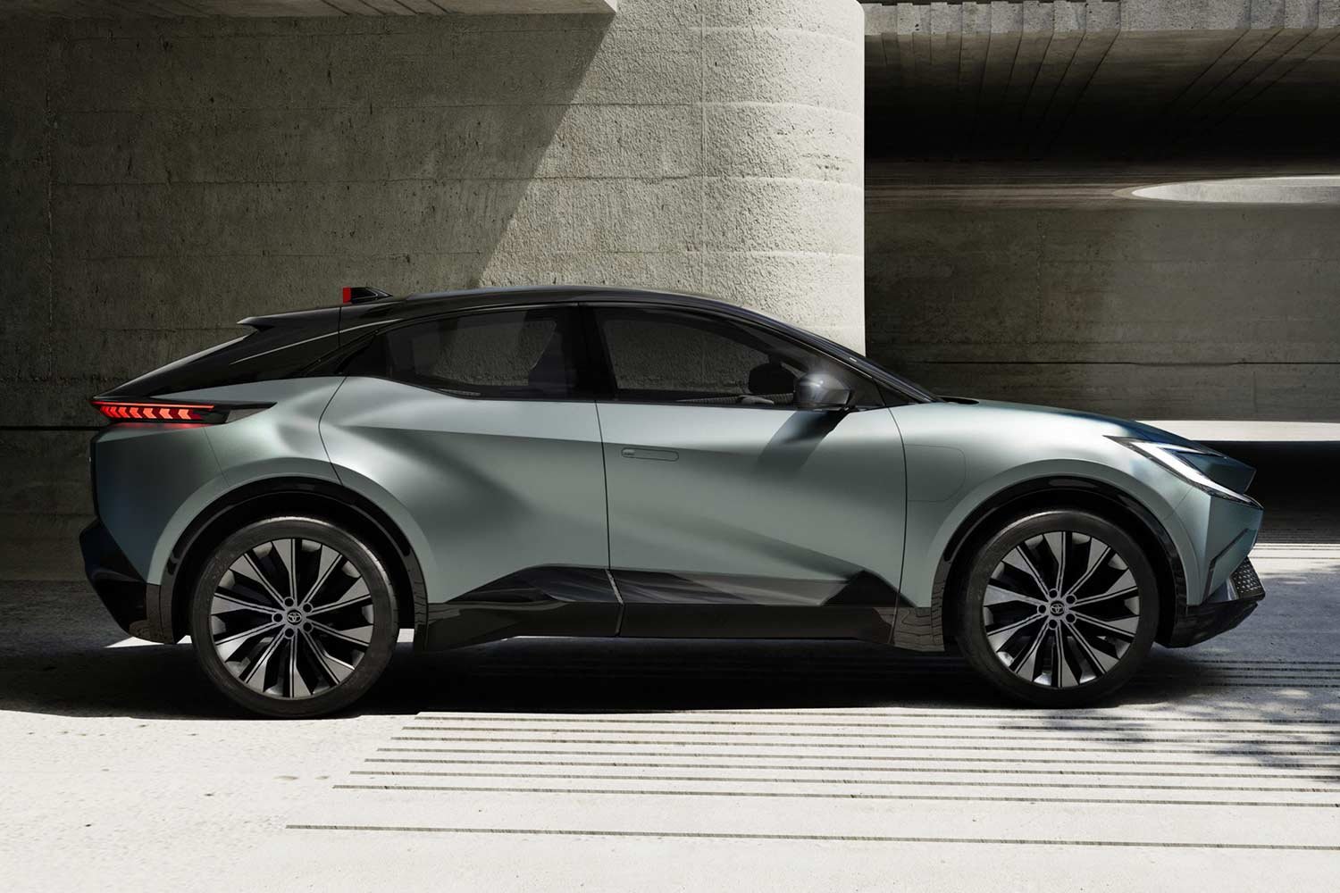 2022 Toyota bZ Compact SUV Concept Side