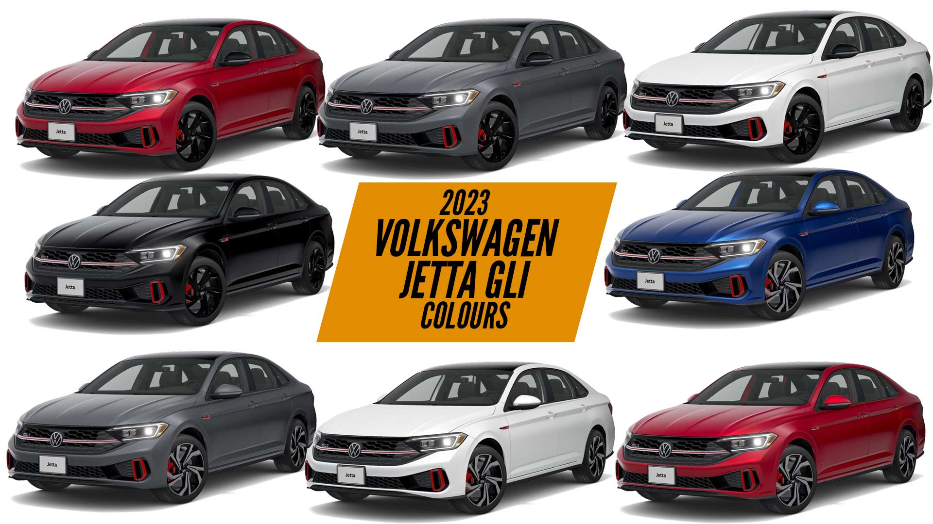 2023 Volkswagen Jetta GLI All Color Options Images AUTOBICS