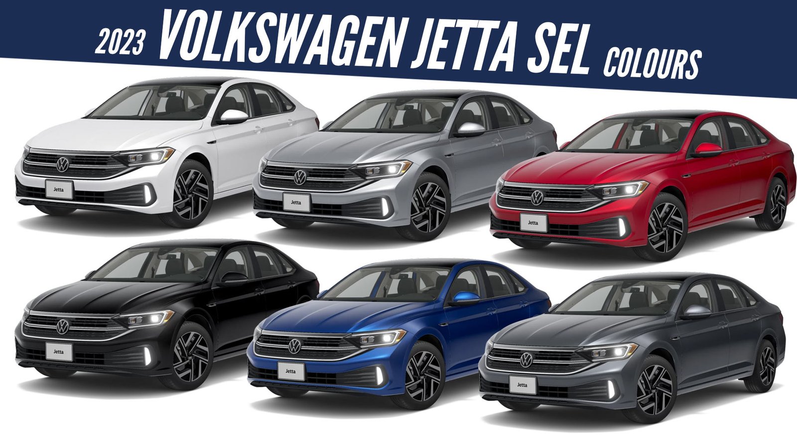 2023 Volkswagen Jetta SEL All Color Options Images AUTOBICS