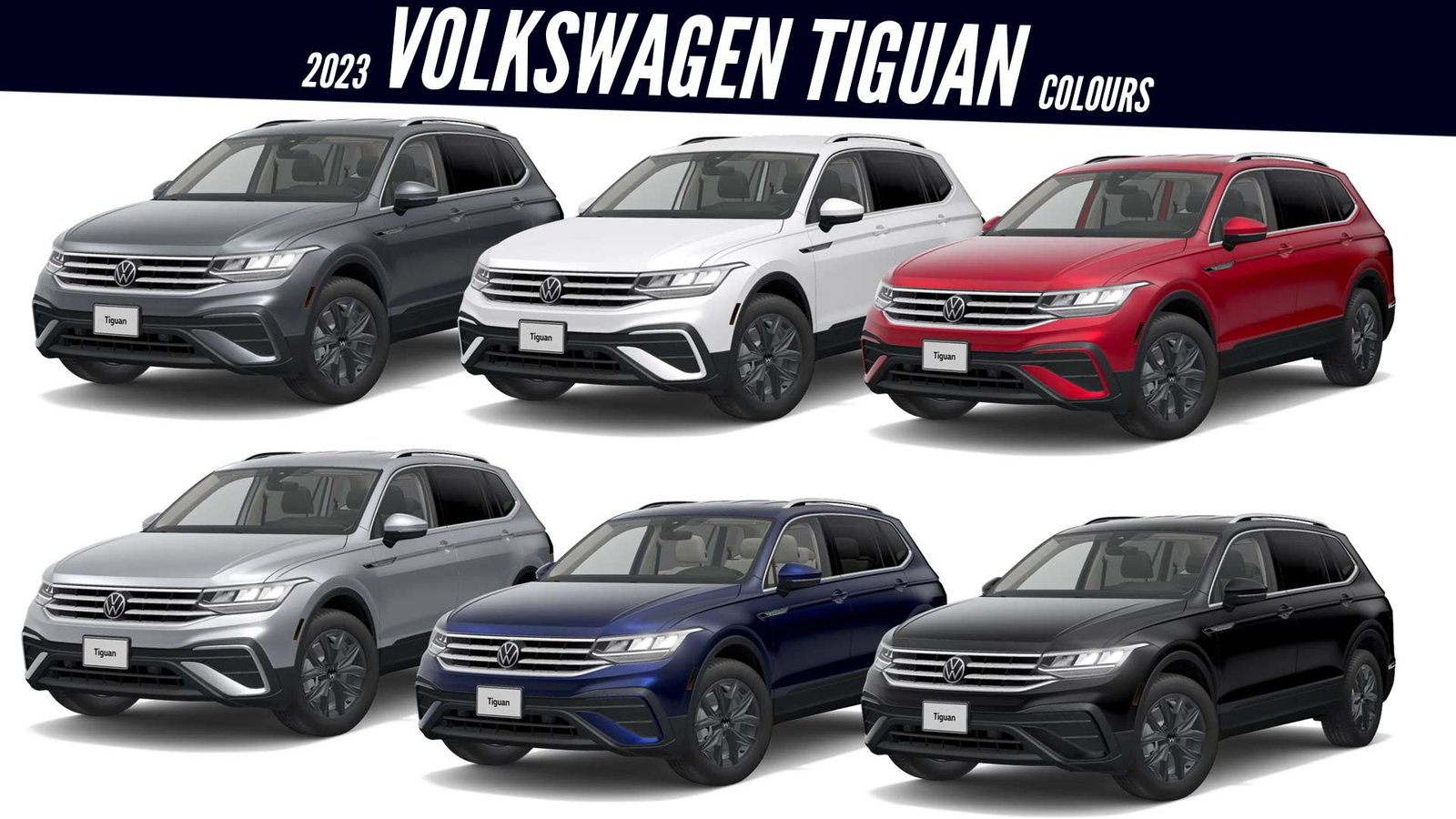 2023 Volkswagen Tiguan SE Colors All Color Options Images AUTOBICS