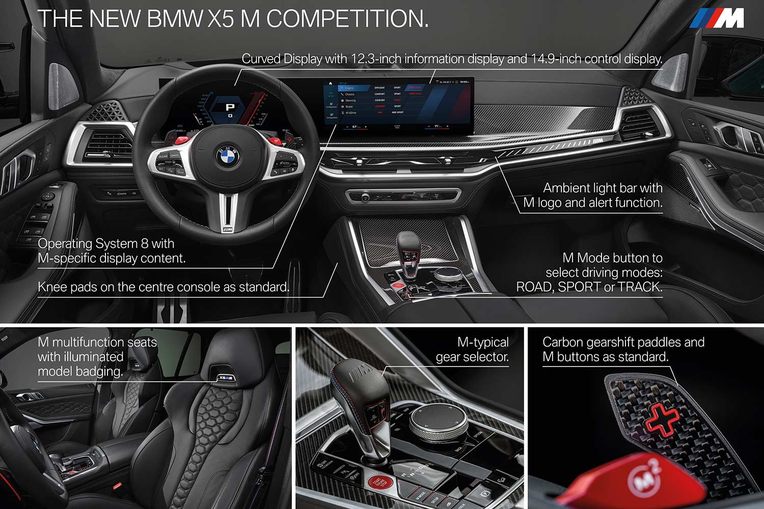 2024 BMW X5 M Competition Interior Features AUTOBICS
