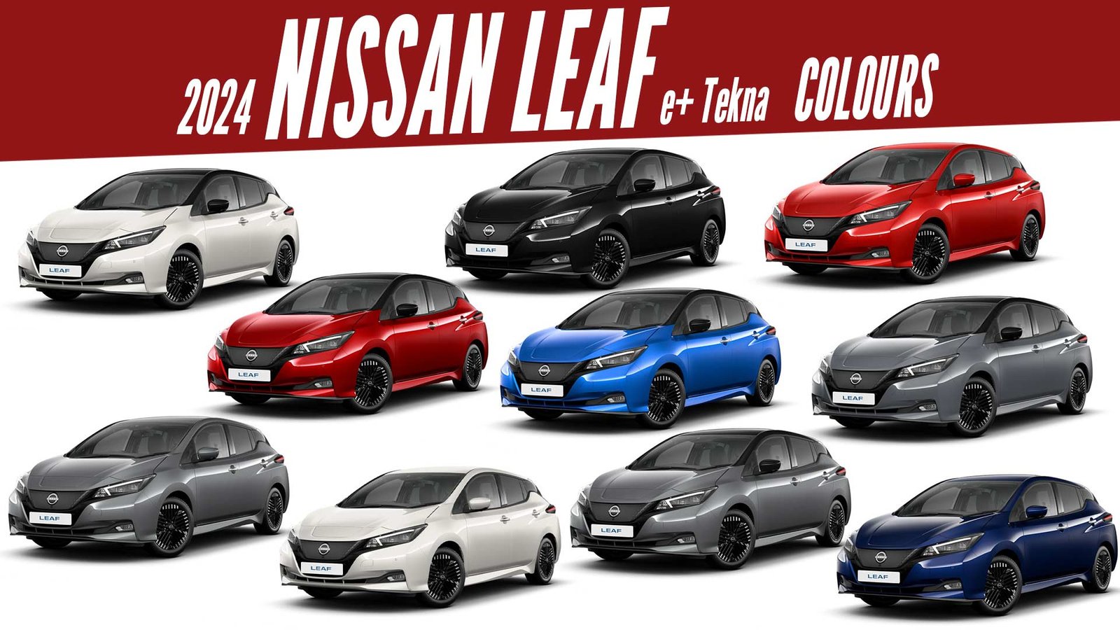 2024 Nissan Leaf e+ Tekna Colors Images AUTOBICS