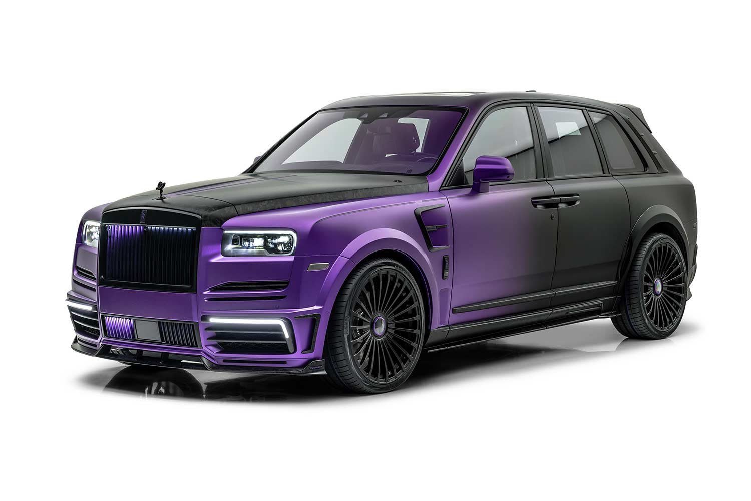 Mansory Rolls Royce Cullinan 50th UAE Metallic Purple Car