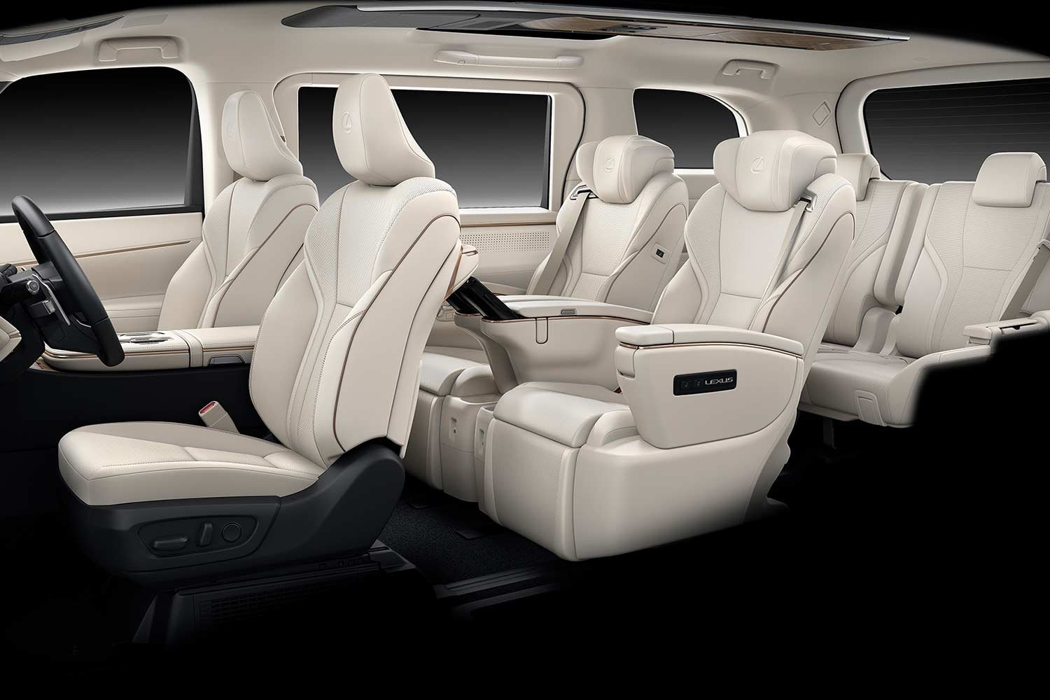 2024 Lexus LM Solis White Interior 6 Seater MPV AUTOBICS