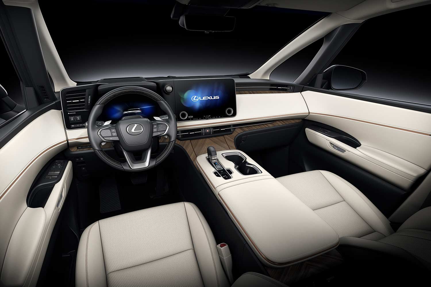2024 Lexus LM Solis White Interior Driver Side AUTOBICS