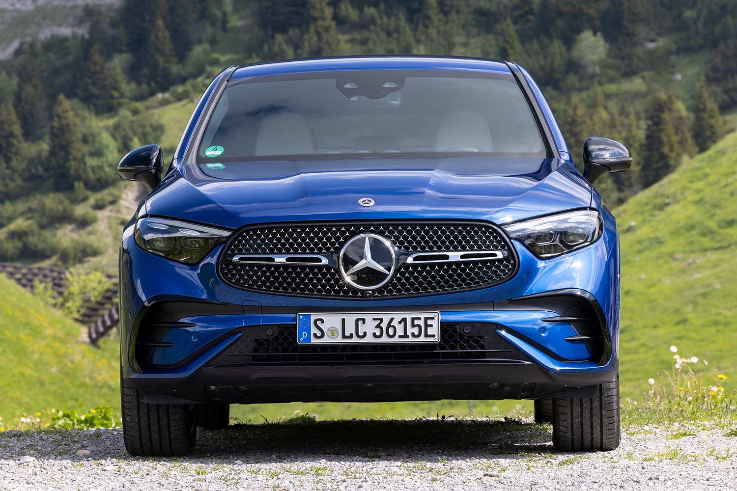 The new 2024 MercedesBenz GLC Coupé combines elegant design with