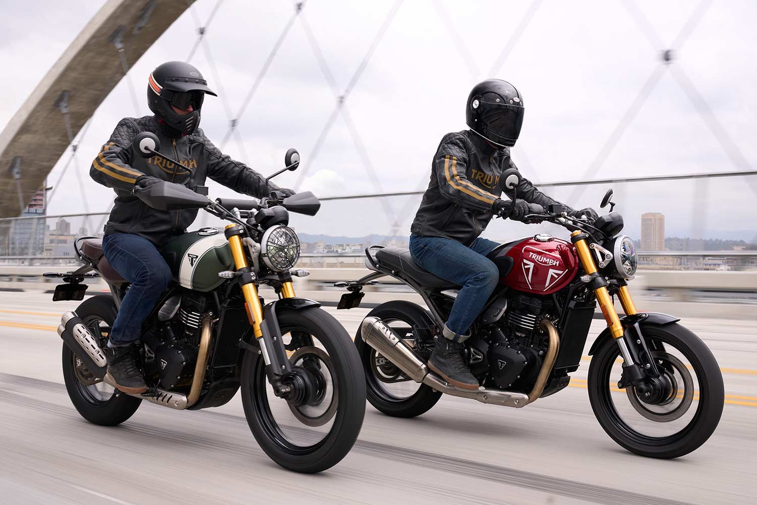 2024 Triumph Scrambler 400X and Speed 400 AUTOBICS