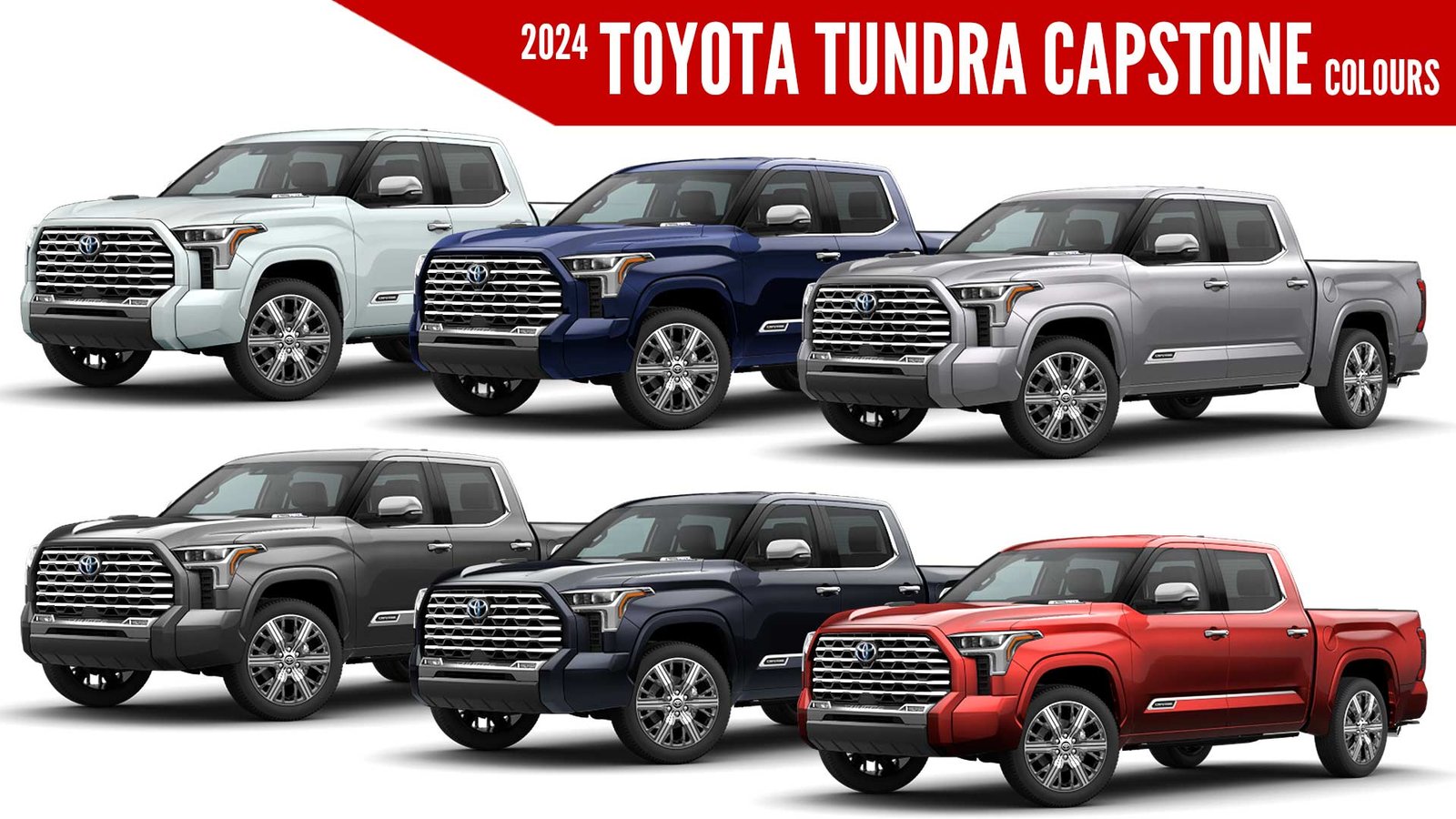 2024 Toyota Tundra Capstone All Color Options Images AUTOBICS