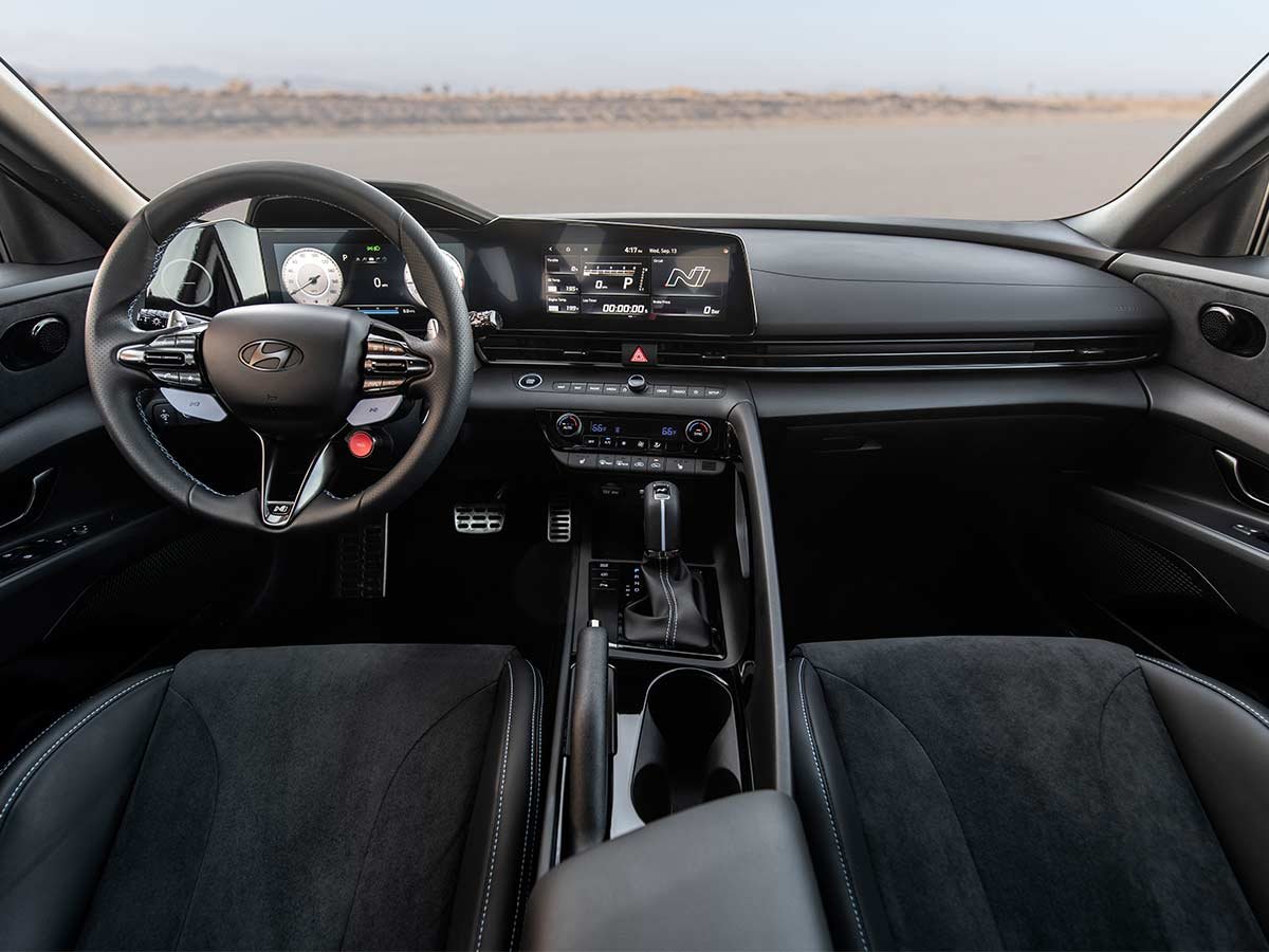 2024 Hyundai Elantra N interior dashboard AUTOBICS