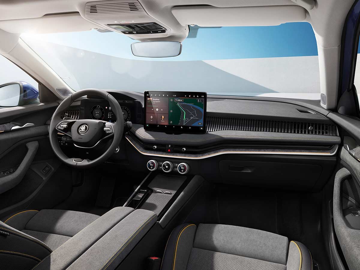 2024 Skoda Superb Combi iV Interior Dashboard | AUTOBICS