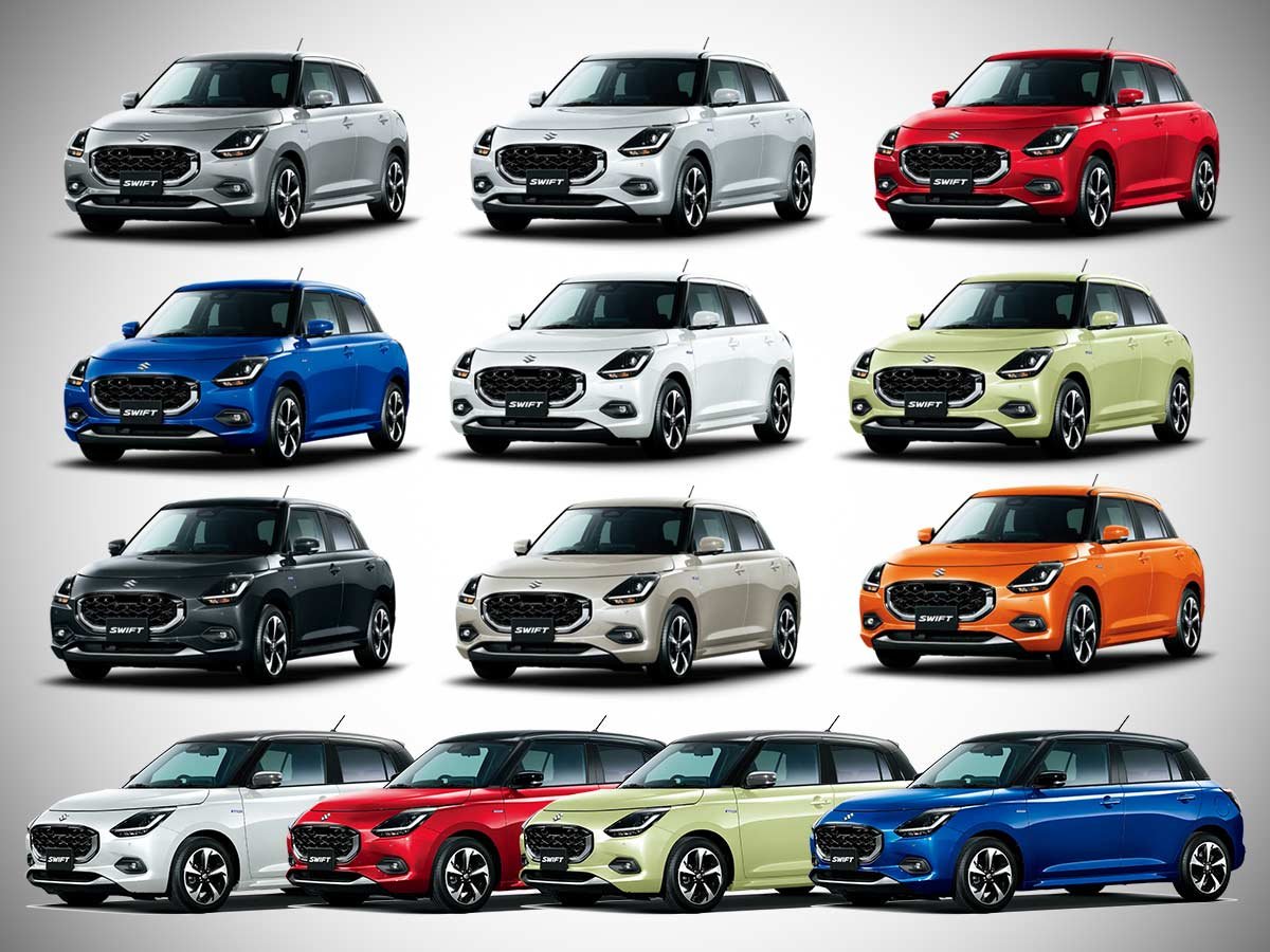 2024 Suzuki Swift Hybrid MZ Colors Discover Your Perfect Style Match