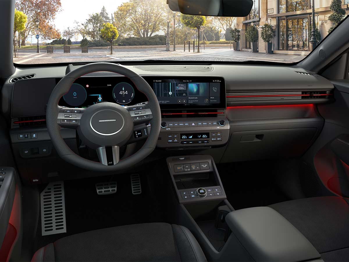 2024 Kona Electric N Line Interior Dashboard AUTOBICS